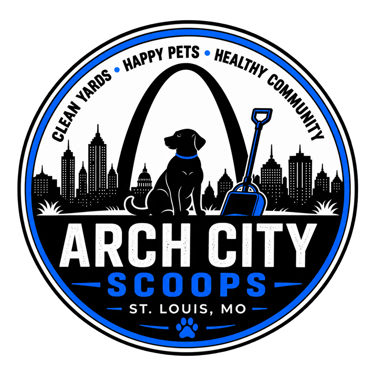 Arch City Scoops circular badge